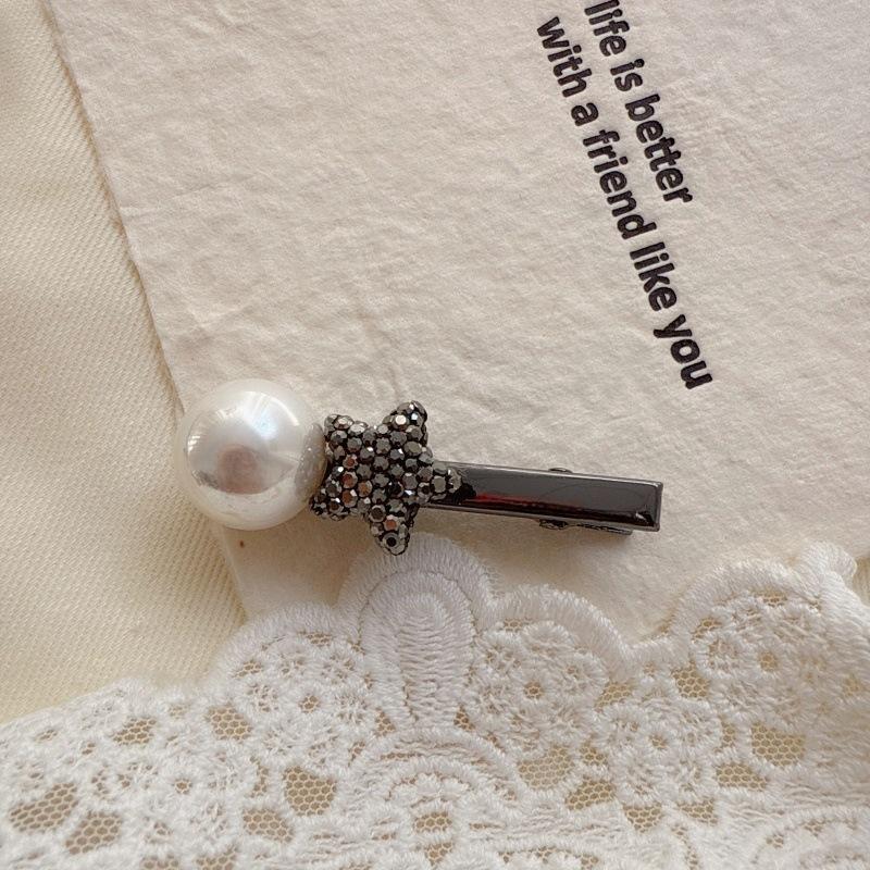

Korean Pearl Hairpin, Side Hair Clip, High-End Feel, High Quality, Star Barrette for Women