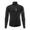WOSAWE Men'sThermal Winter Cycling Jacket Fleece Lining Long Sleeve Jersey Windproof Running Riding Ciclismo Cycling Clothing