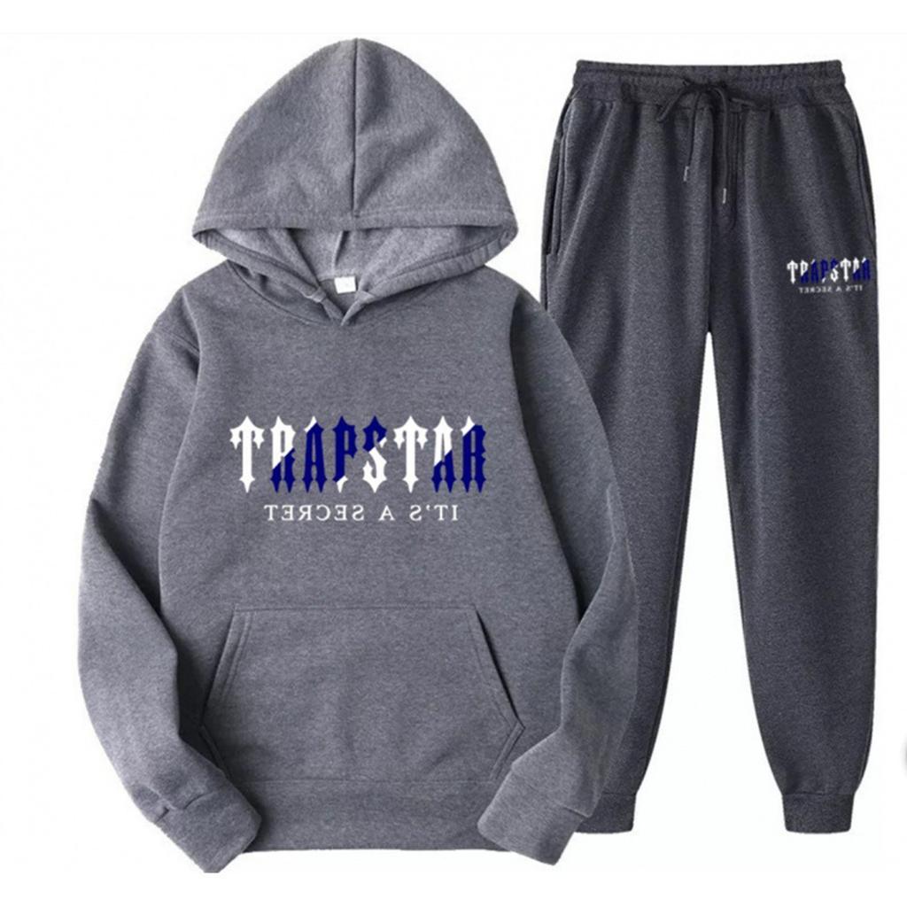 Women's Hooded Athletic Tracksuit Unisex Two-Piece Running Clothing Long Sleeve Pullover Hoodie Sweatshirt + Track Pants Set