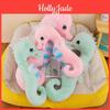 Colorful Seahorse Plush Toy Large Stuffed Animal Doll For Kids Cartoon Style Horse Design