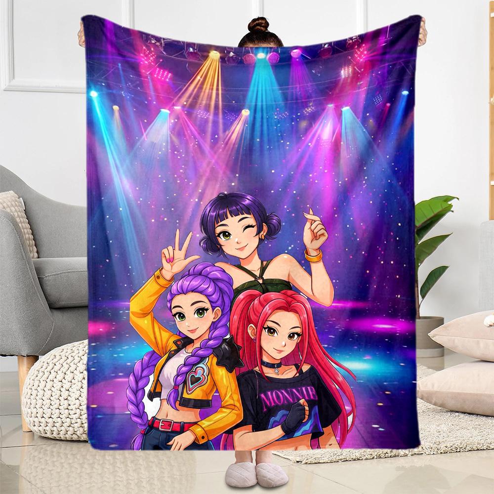 Galactic Glamour Squad Blanket Soft Warm Cozy Perfect for Sofa Couch Livingroom for All Occasions Modern Best Holiday Gift for Friends Family