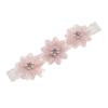 Chiffon Flower Baby Headband with Elastic and Pearls