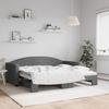 Vidaxl Sofa Rozsuwana, Ciemnoszara, 90X190 Cm, Tkanina