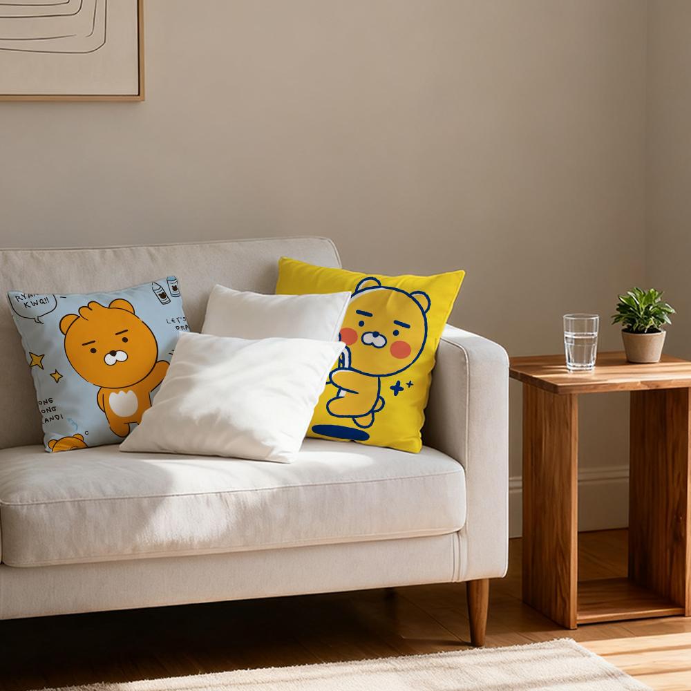 Pillow Case luxurious home office, sofa decorative Multi sized car seat cushions, pillowcases Kakao R-Ryan cute cartoon