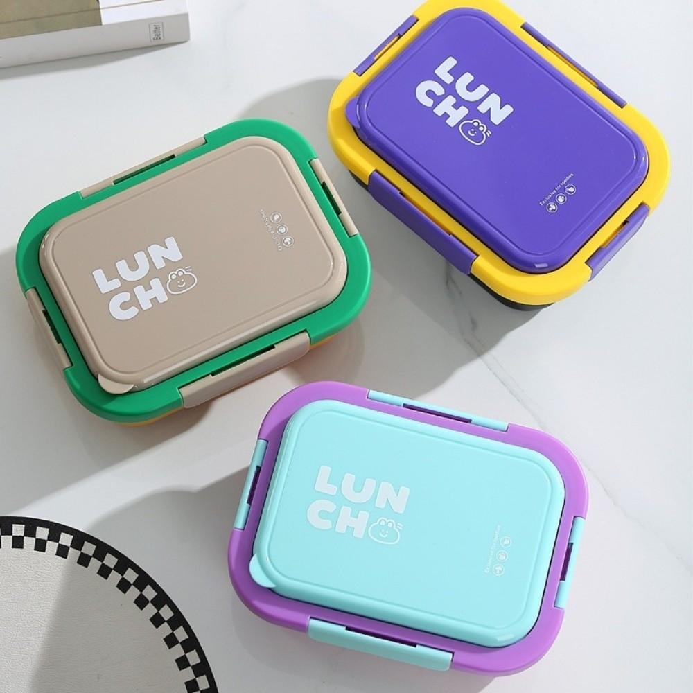 Sealed Food Storage Box With Fork and Spoon Insulated Lunch Container  Box Lunch Box  Picnic