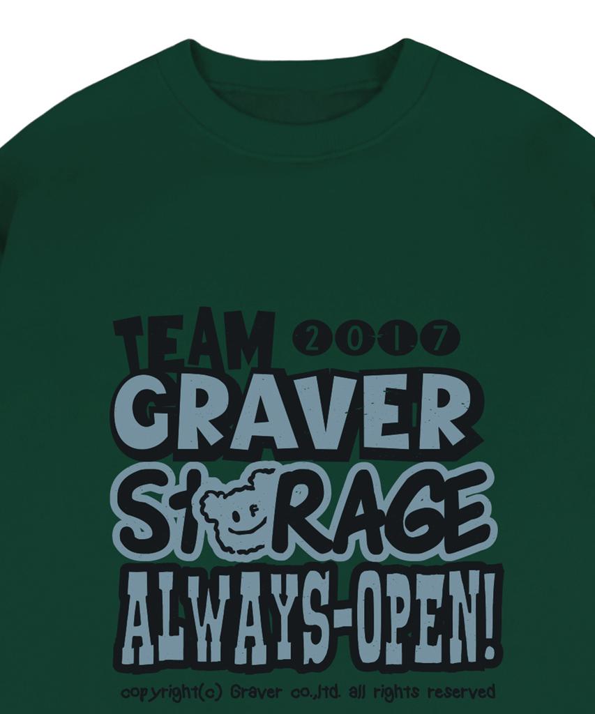 GRAVER [Unisex] Storage Sweatshirt_Green