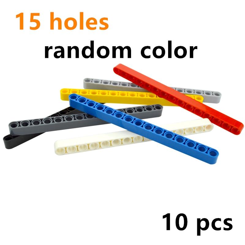 Construction 64871 1x15 Thick Hole 32278 Assembles Particles Car Robot Arm Liftarm Building Blocks DIY Technical Toys