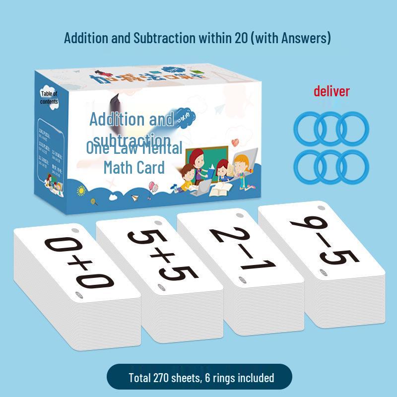 9x9 Multiplication & Division Math Cards for Second Grade – Volumes 1 & 2: Mental Math for Kids