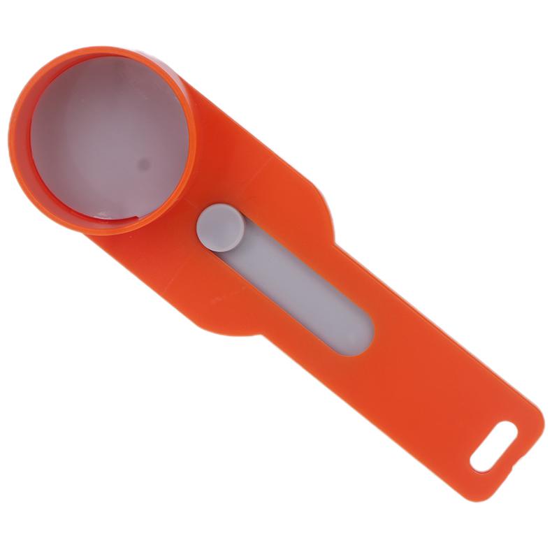 Creative No Spill Measuring Spoon Funnel Preparation Of Protein Powder Workout & Sports Drinks, Baby Formula Refill Mess Spill