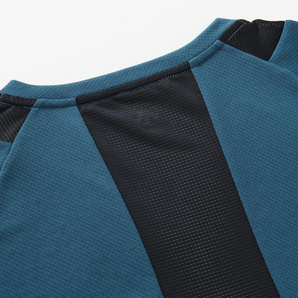 DESCENTE Short Sleeve Shirt by Yuki for Raglan Sleeves for Ease of Shoulder Suitable for Men and Club GR00 (Worn Ishikawa) Volleyball,