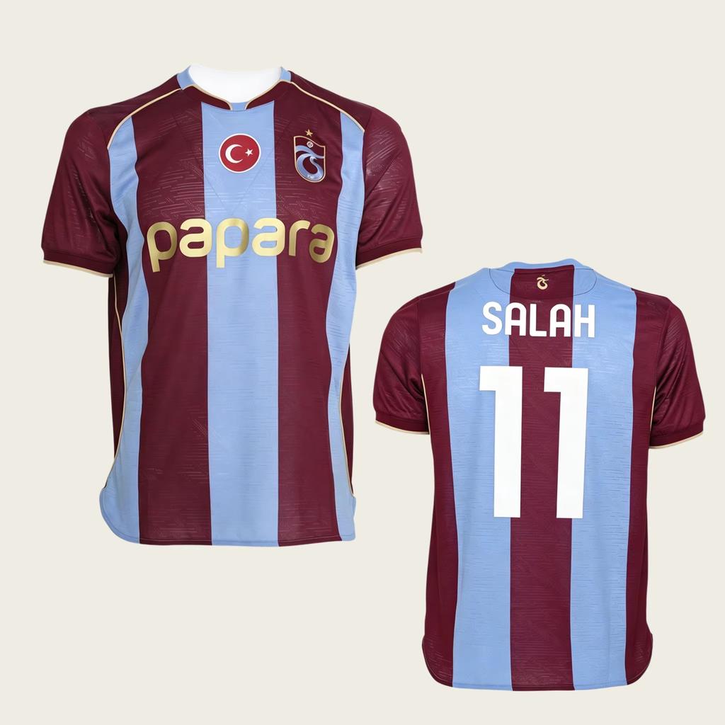 Camiseta de Fútbol Trabzonspor Salah #61, Estilo Unisex Verano Nueva Camiseta Deportiva de Fútbol con Estampado 3D, Ropa Transpirable de Secado Rápido