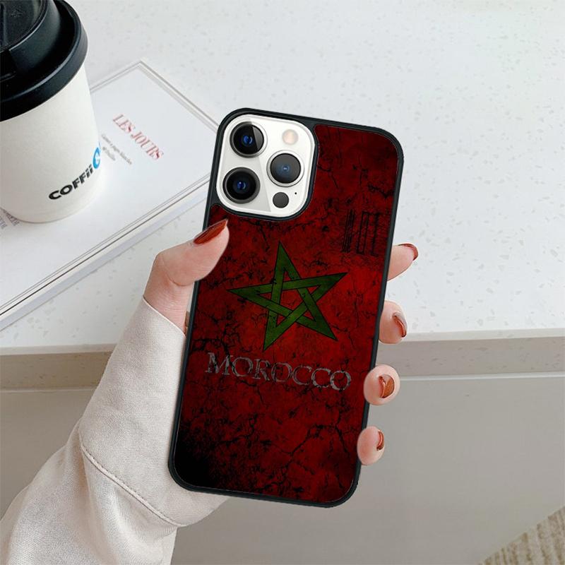 Morocco Maroc Moroccan Flag Phone Case For iPhone 17 Air 16 pro max 15 14 plus 12 13 Shell Cover coque