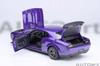 AUTOart 118 Dodge Challenger SRT Super Stock 2023 (Pearl Purple [PLUM CRAZY]) Finished Model 71768