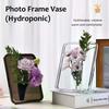 Hot Frame Flower Vase - Clear Acrylic Vase For Flowers, Modern Art Vases For Home Decor, Decorative Vases For Desktops Bookshelf