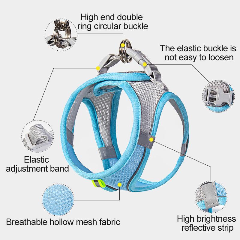Dog Harness Small Breed Harness for A Small Dog Large Dog Harness Harnait Chest GXQ03