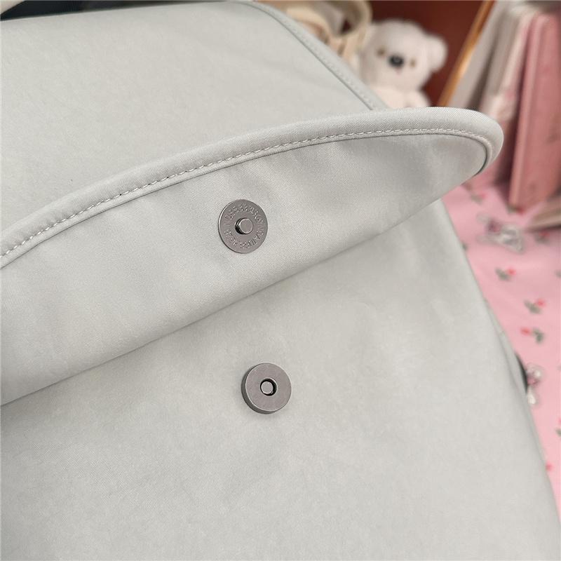 Solid Color Women's Backpack Student Schoolbag