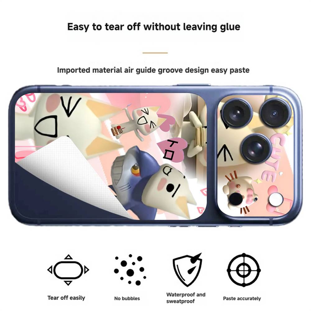 

Cartoon Inoue toro Cute Protective Back Decal Skin Wrap Sticker for iPhone 17 Pro 17 Pro Max iPhone 17 Pro