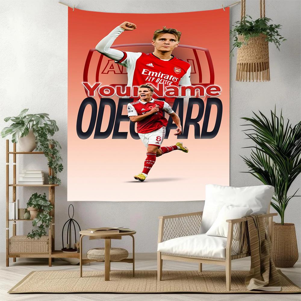 Arsenal Custom Your Name Wall Decor Tapestry Art For Pet Memorial Birthdaywedding Party Backdrop Family Gift
