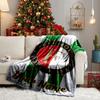 Custom Name Feyenoord Football Blanket Flannel Blanket for Camping, Hiking, Garden Parties, Picnic Essentials,gift for family and friend