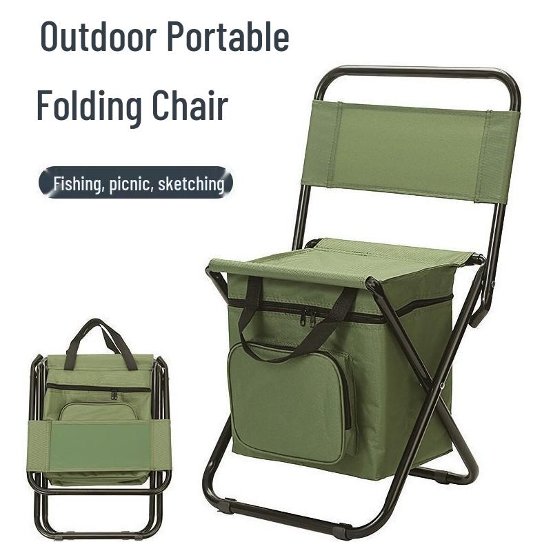 Portable Folding Outdoor Stool for Camping, Fishing, and Sketching