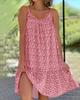 2025 Summer Floral Sleeveless Spaghetti Strap Dress - European American Pastoral Style