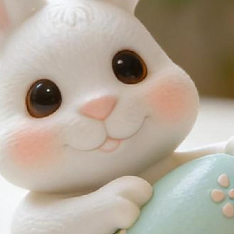 

3D Easter Bunny Holding Eggs Silicone Candle Mould Reusable Handmade Soap Mould Soft Silicone Crafting Tools For Holiday Gifts China Mainland