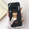 Para Funda Nothing Phone 3A A059 Lindo Dibujo Animado Panda Astronauta Silicona Suave Negro Mate Cubierta Para Nothing Phone3a Pro A059P Fundas