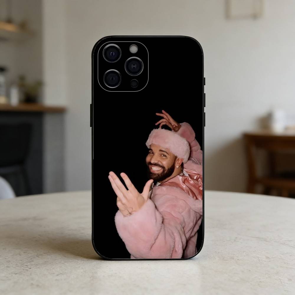 Singer Drakes Ablum Phone Case For iPhone 17,16,15,14,13,12,11 Plus,Pro,Max,Mini Silicone black Soft Cover