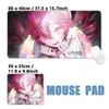 Japanese Anime Girl Teto Red Mouse Pad Gaming Mousepad XXL Rubber Antislip Keyboard Mats