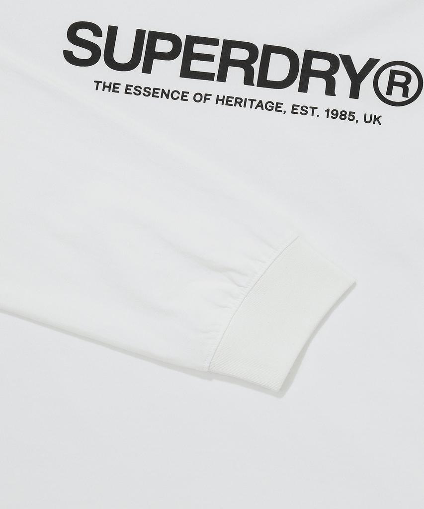 Syupeodeulai Essential Long Sleeve T-Shirt White Sduilaq02Wht