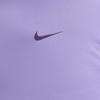 Nike Solid Color Logo Print Slim Fit Tank Top Women Tops Purple DX6488-567