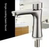 Modern Single Cold Water Faucet for Bathroom Sinks Food Grade Steel Cold Water Faucet Single Cold Tap Quick Installation