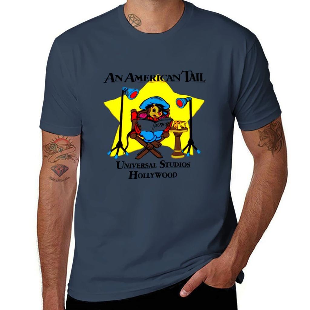 1986 An American Tail Vintage Fievel Mousekewitz TShirt Large Size Breathable Tee