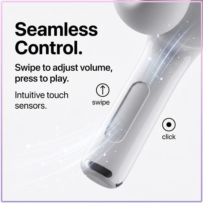 TWS AirPods Pro3 Kabellose Bluetooth-Ohrhörer Präzisionsaudio IPX4 Wasserdicht USB‑C-Laden In-Ear Touch-Steuerung Headset