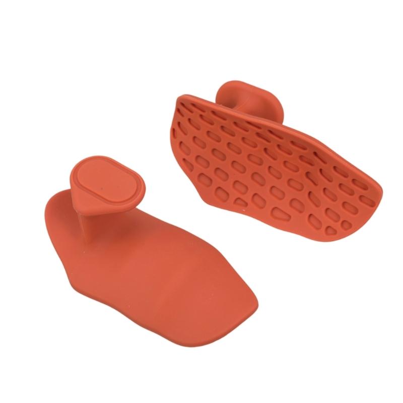 Silicone Antislip Workout Grip Sports Gym Gloves Weight Lifting Grip Hand Gripper for Dumbbell Lifting Bodybuilding