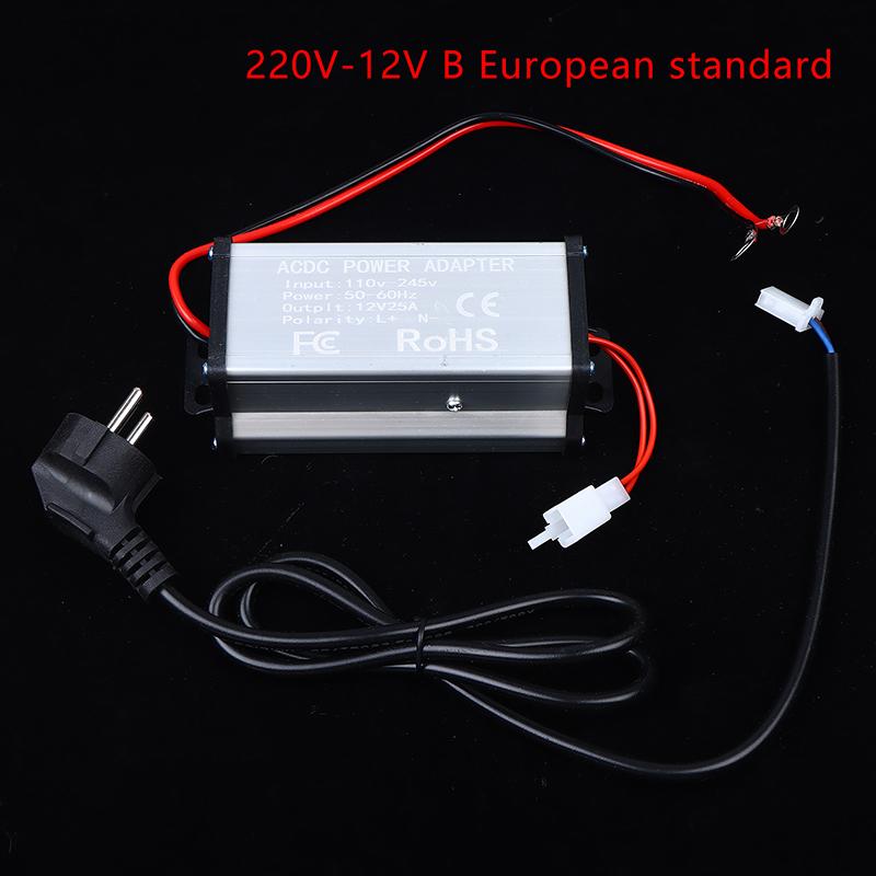 

Eu/Uk/Us Plug Power Converter 230V To 12V Adapter For Diesel Air Heater For 5Kw 8Kw Suitable For Household Electrical Outlets