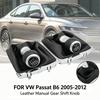 Pour VW Passat B6 2005-2012 Cuir Levier de Vitesse Manuel Soufflet de Levier de Vitesse 5/6 Vitesses Upgrade Soufflet de Levier de Vitesse Accessoires