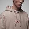 Jordan Embroidered Letter Hoodie Men Tops Fossil-Lime FD4801-292