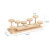 Wooden Display Stand Wood Cupcake Stands for Display Craft Funko Action Figures,Table Display Stand for Vendors Wood Riser