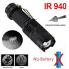 IR 850nm/940nm Infrared Flashlight Torch Hunting Radiation Night Vision light Zoomable Tactical Flashlight Torch Waterproof Lamp