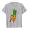 Vtipné houpající se ananasové tričko swinger Převládající pánské tričko Jednoduchý styl Topy Košile Bavlna Vintage