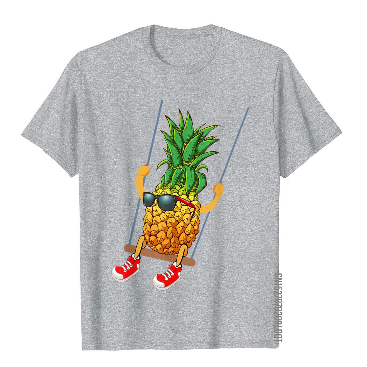 

Funny Swinging Pineapple Swinger T-Shirt Prevailing Men T Shirt Simple Style Tops Shirts Cotton Vintage 4XL