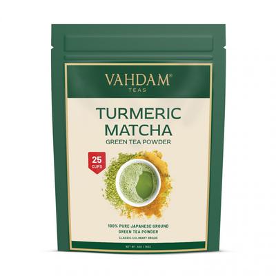 Zerdeçallı Matcha Çayı (50 gram), Zerdeçal Matcha Yeşil Çay, VAHDAM