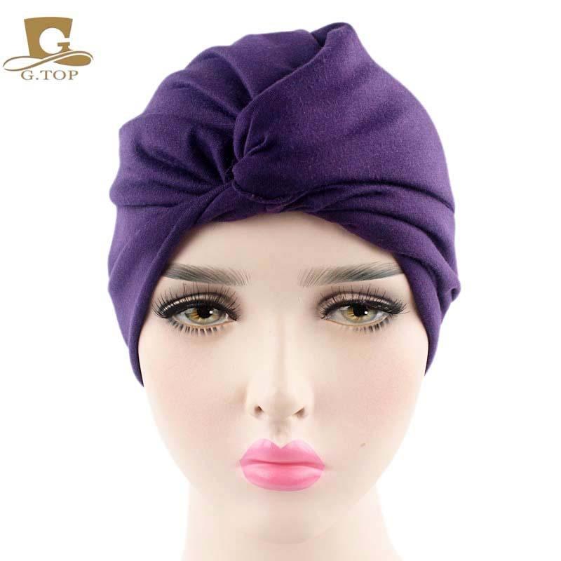 Imitation cotton cross Indian hat, headscarf hat, twist hat, popular headgear TJM
