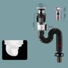 Deodorant Deodorant Drain Pipe Straight Wall Drain Washbasin Deodorant Drain Hose Straight Wall Drain Drain Connector