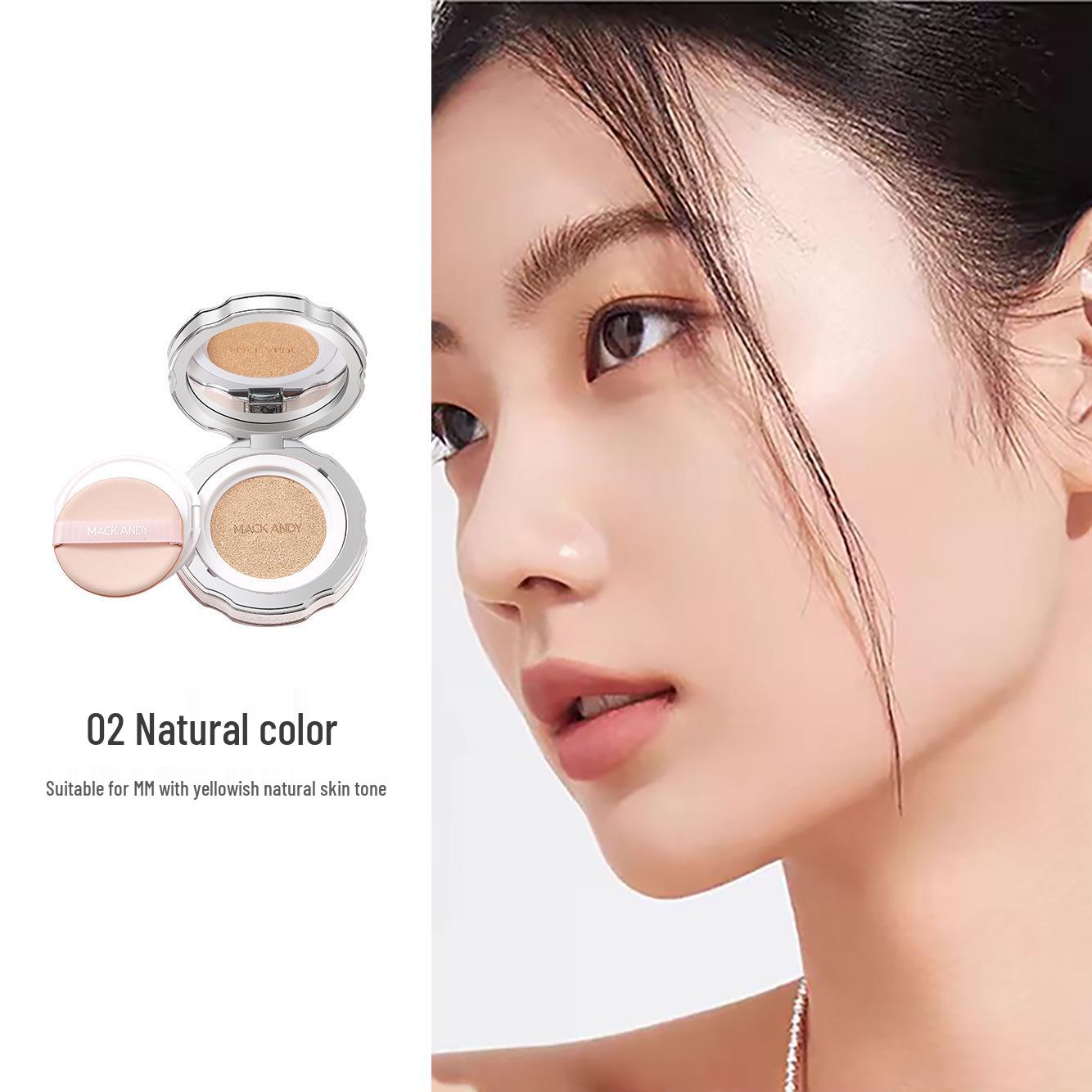 

Крем-кушон Marco Andy Pro-Xylane Centella Hydrating Essence - Стойкий консилер для контроля жирности. естественный