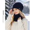 Winter Knit Beanie and Neck Warmer Set Warm Slouchy Hat Scarf for Men Women Cold Weather