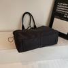 Nylon Tote Bag Women Large Capacity Shoulder Bag with Side Pockets and Adjustable Handle