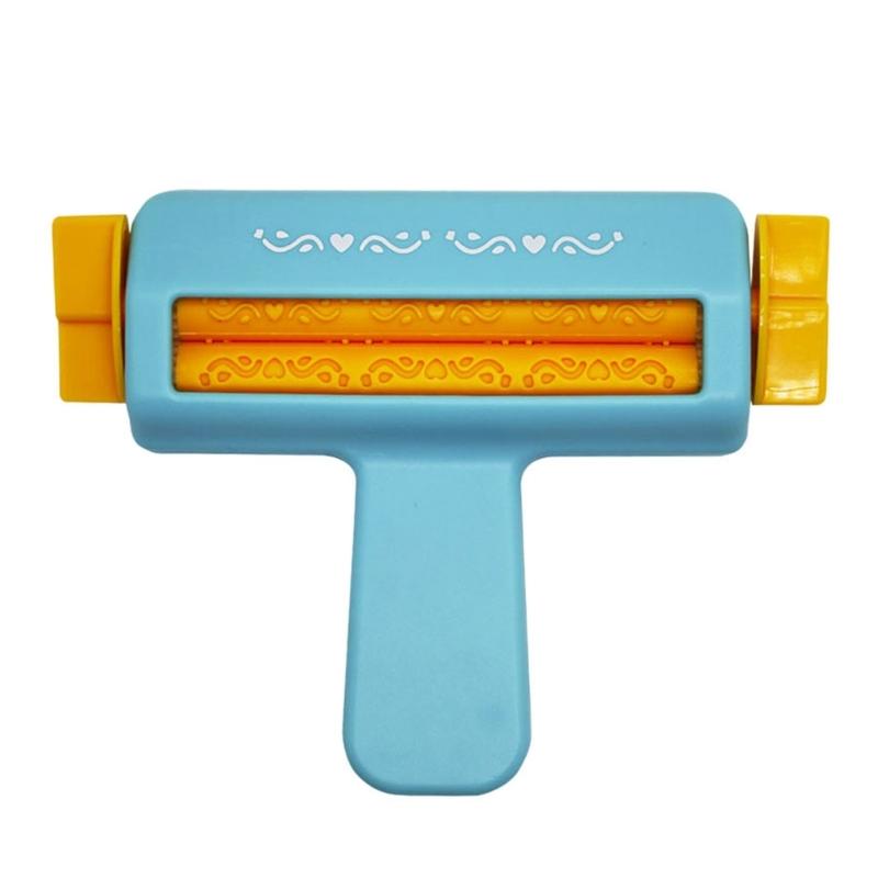 Easy to Use Handheld Roller Paper Embosser for Craft Projects Creates Embossed Effects on Various Materials