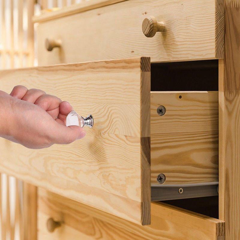 Premium Quality 10pcs Crystal Glass Cabinet Knob With Sparkling Diamond Design